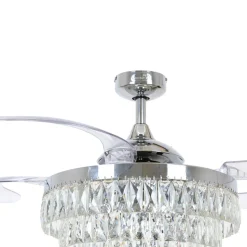 Beacon takvifte med lys Fanaway Veil krom stillegående