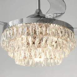 Beacon takvifte med lys Fanaway Veil krom stillegående