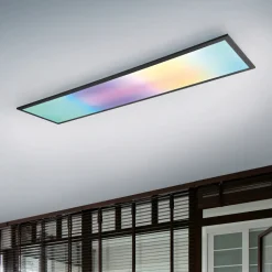 Beta LED-taklampe, lengde 119 cm, svart, RGBW, CCT