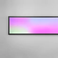 Beta LED-taklampe, lengde 119 cm, svart, RGBW, CCT