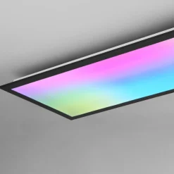 Beta LED-taklampe, lengde 80 cm, svart, RGBW, CCT