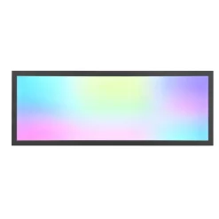 Beta LED-taklampe, lengde 80 cm, svart, RGBW, CCT