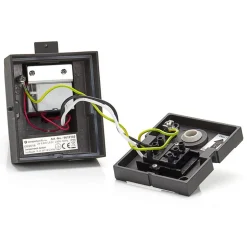 Betonggrå LED utendørs vegglampe Riak