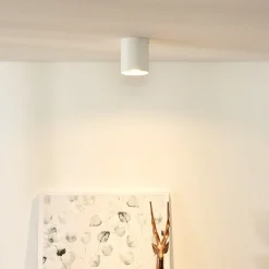 Bodi downlight, rund, hvit, Ø 8 cm, 1 lyskilde, aluminium