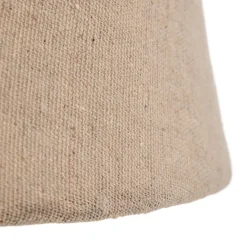 Bordlampe Agar med stoffskjerm og treelement