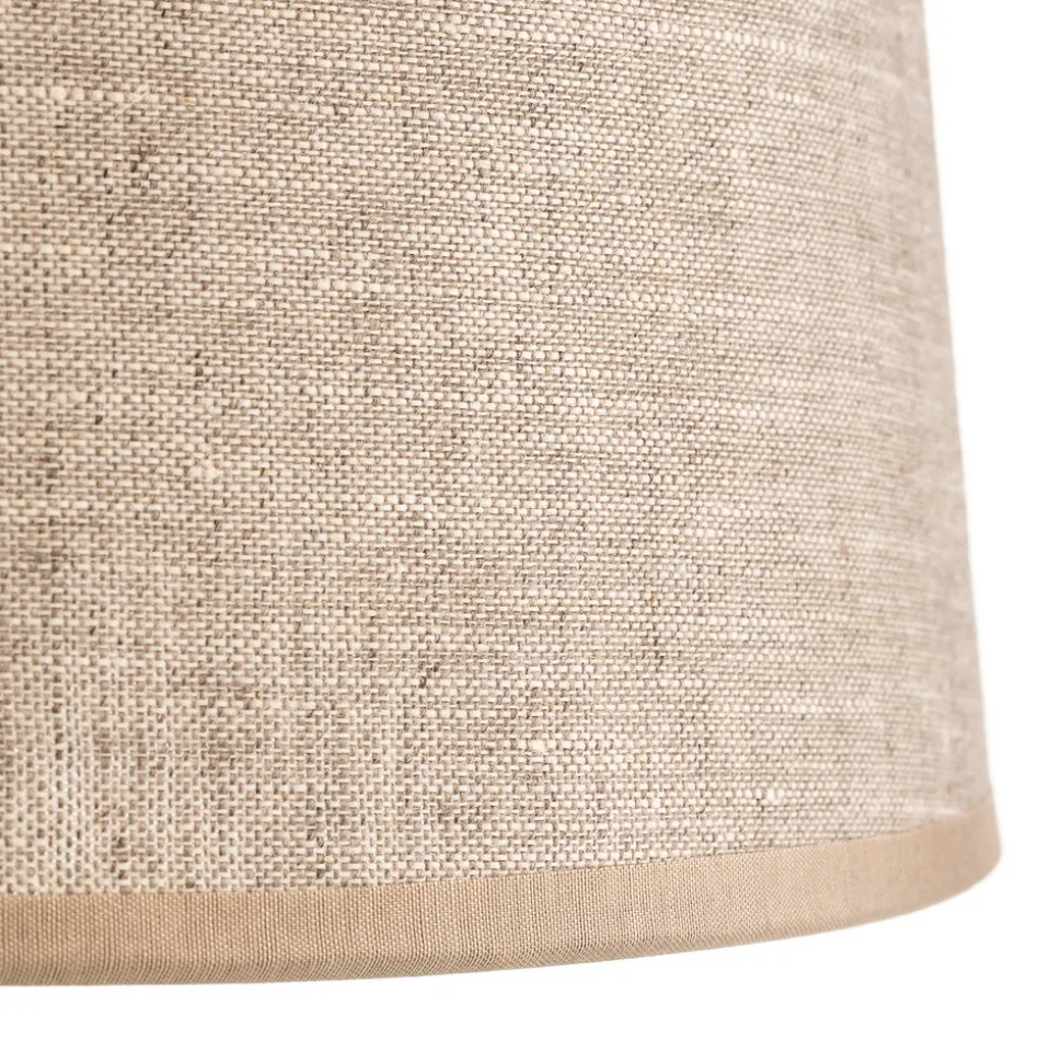 Bordlampe Chicago med skjerm i lin