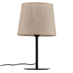 Bordlampe Chicago med skjerm i lin