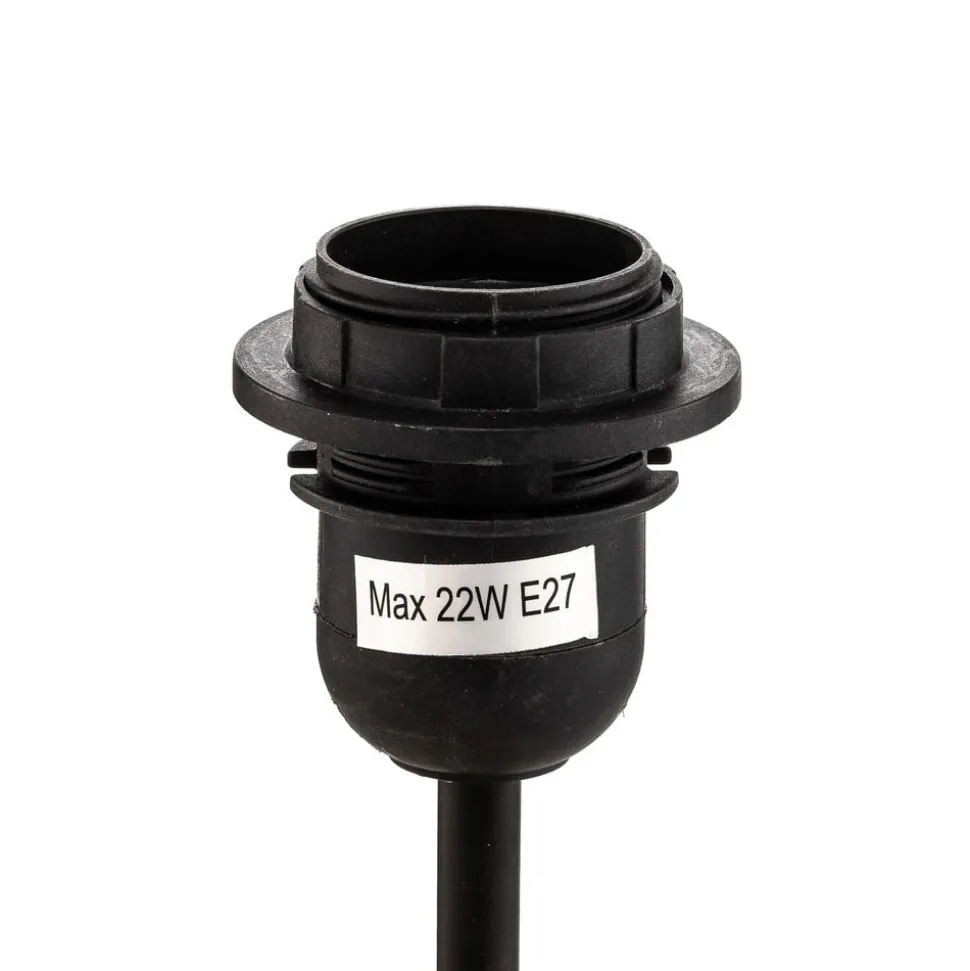 Bordlampe Conchiglia med dekorert fot