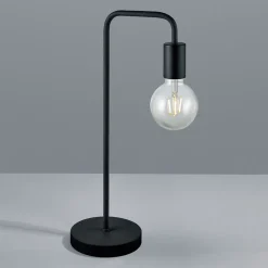 Bordlampe Diallo uten skjerm matt svart