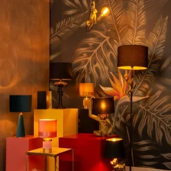 Bordlampe Extravaganza Frizzle, rosa/gull