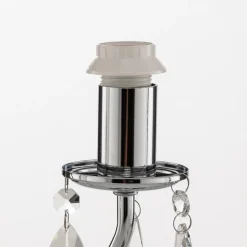 Bordlampe Jacqueline, 1 lyskilde, hvit