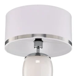 Bordlampe Lund, hvit/opal, høyde 70 cm