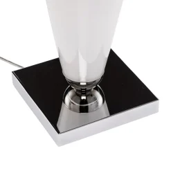 Bordlampe Lund, hvit/opal, høyde 70 cm