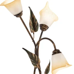 Bordlampe Miranda med 3 lyskilder, bronse