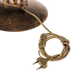Bordlampe Miranda med 3 lyskilder, bronse