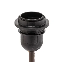 Bordlampe Seregon med stoffskjerm, høyde 39 cm