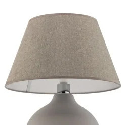 Bordlampe Sfera, høyde 53 cm, sement/grå