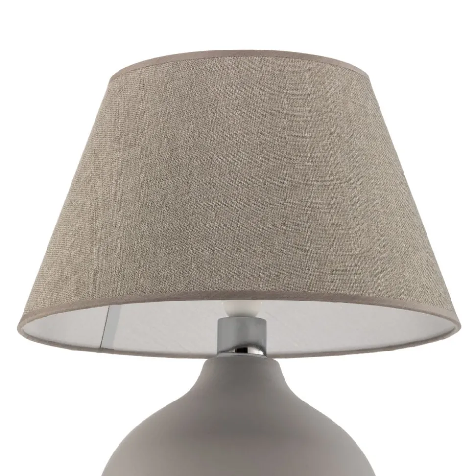Bordlampe Sfera, høyde 53 cm, sement/grå