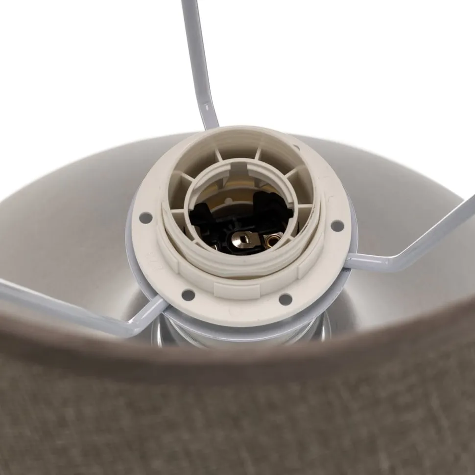 Bordlampe Sfera, høyde 53 cm, sement/grå