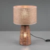 Bordlampe Straw av rattan