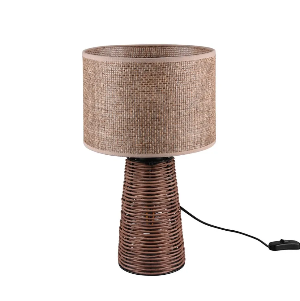 Bordlampe Straw av rattan