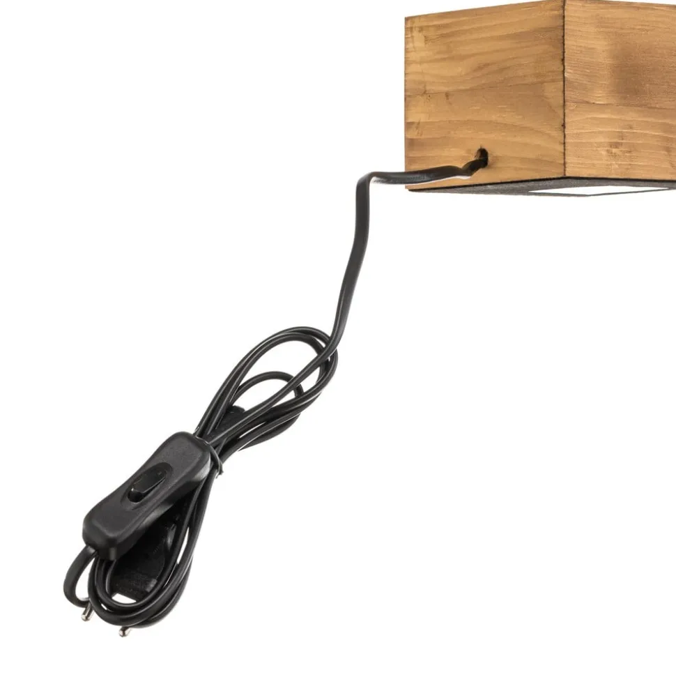 Bordlampe Woody med trefot, 12 x 12 cm