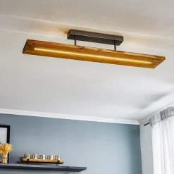 Brad LED-taklampe i tre