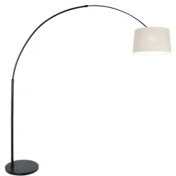 Buet gulvlampe Sparkled Light svart/gjørme