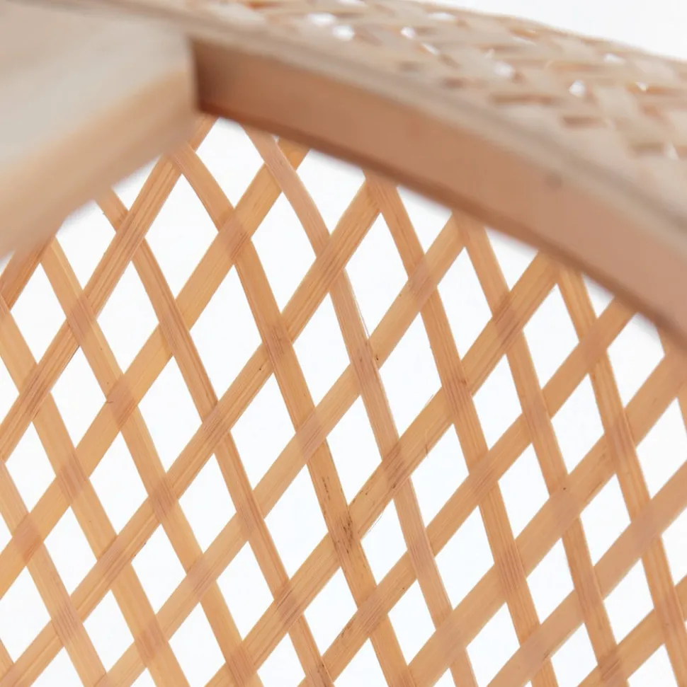 Buet gulvlampe Sparkled Light svart/bøk