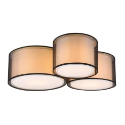 Burton taklampe, 65x55cm, tre lampeskjermer