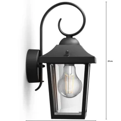 Buzzard myGarden - svart utendørs vegglampe