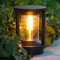 Cadix bunnlampe 22 cm i støpt aluminium