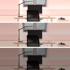 Cala LED-skrivebordslampe, CCT, dimbar, svart