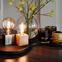 Calex E27 G125 LED 4,5W LED filament gull 821