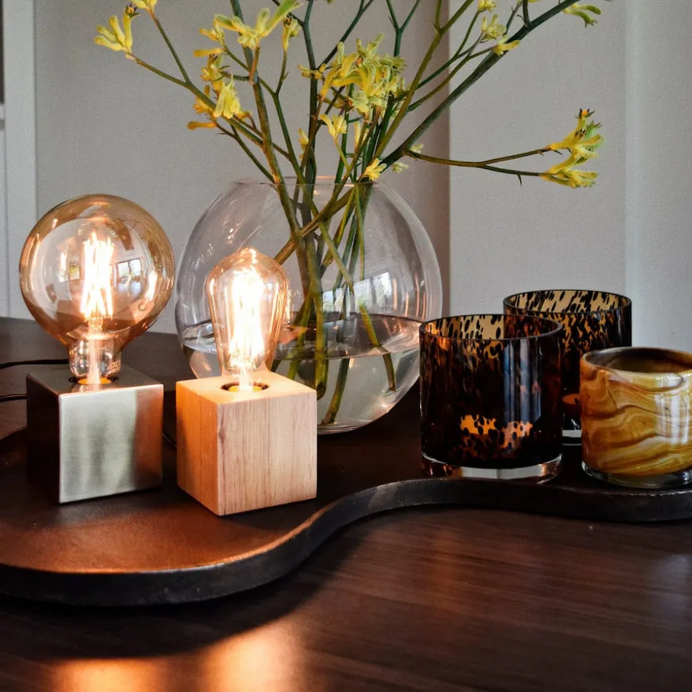 Calex E27 G125 LED 4,5W LED filament gull 821