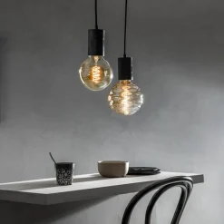 Calex E27 G125 3,8W LED filament Flex gull 821