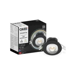Calex Smart downlight Innfelt taklampe, svart