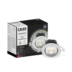Calex Smart downlight Innfelt taklampe, hvit