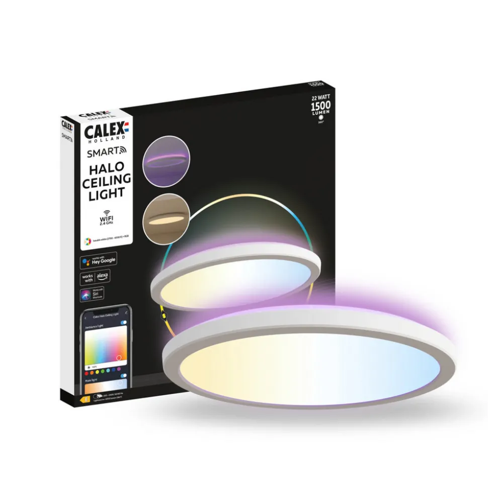 Calex Smart Halo LED taklampe, Ø 29,2 cm