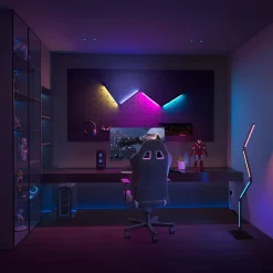 Calex Smart LED-gulvlampe, sammenleggbar WLAN CCT RGB