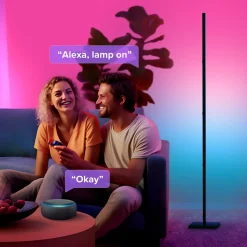 Calex Smart LED-gulvlampe, sammenleggbar WLAN CCT RGB