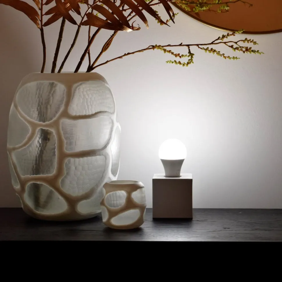 Calex Smart LED-pære E27 A60 9,4W CCT RGB sett med 2 stk