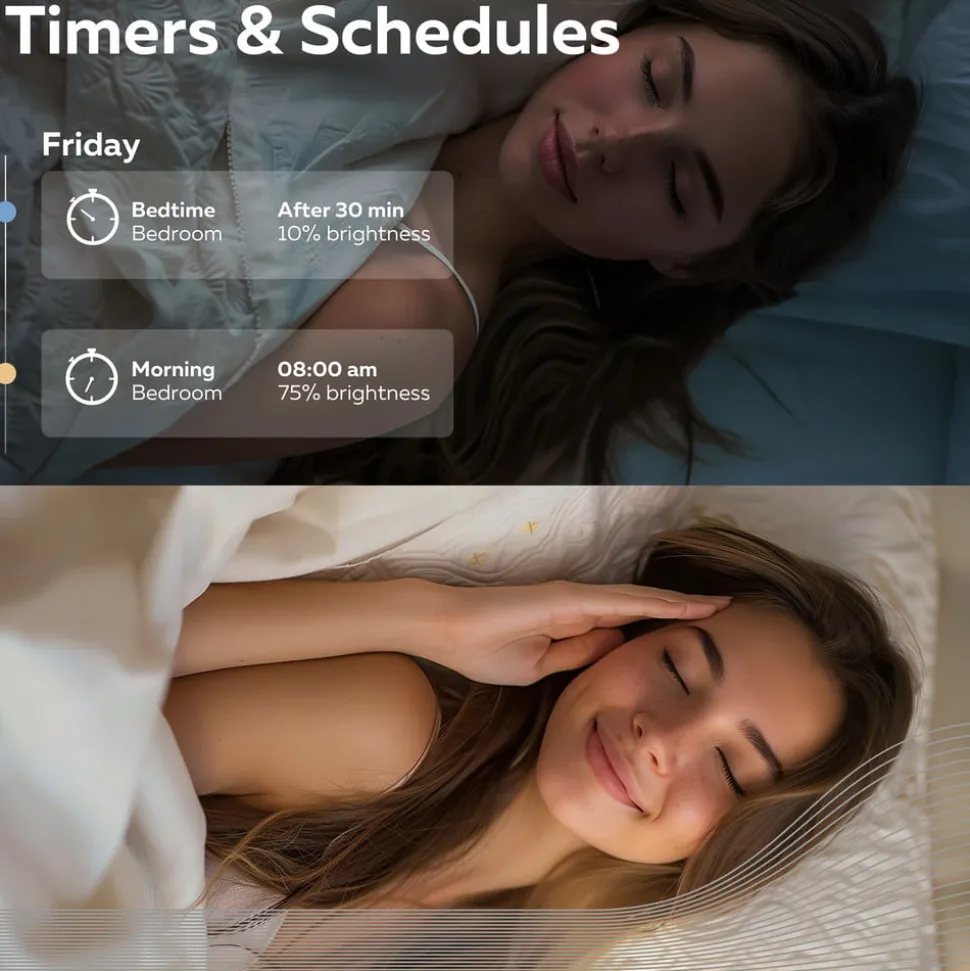 Calex Smart LED-pære E27 A60 9,4W CCT RGB