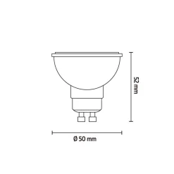 Calex Smart LED-reflektorpære GU10 4,9W CCT RGB