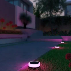 Calex Smart utendørs Ground Spot, CCT RGB 3 lyskilder.