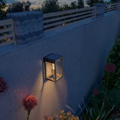 Calex Smart utendørs solcellelykt, sensor, RGBW