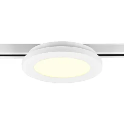 Camillus LED-skinnelampe for DUOline, hvit, Ø 17 cm