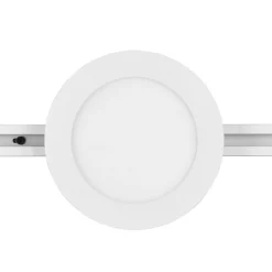 Camillus LED-skinnelampe for DUOline, hvit, Ø 17 cm