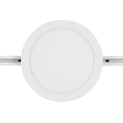 Camillus LED-skinnelampe for DUOline, hvit, Ø 26 cm