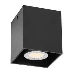 Carson - Downlight i svart for utenpåliggende tak